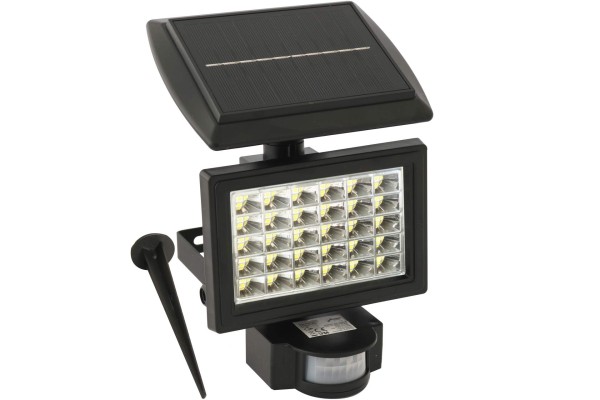 Kynast LED Solar Wandstrahler 2in1 mit Bewegungsmelder 15x12x37 cm